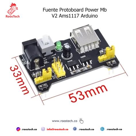 Fuente Protoboard Mb102