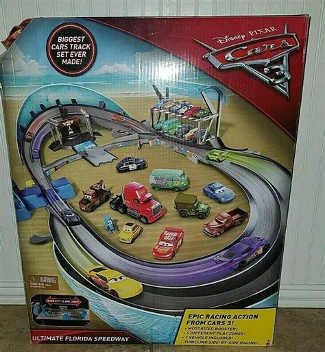 Disney Pixar Cars Ultimate Florida Speedway Track Set Playset