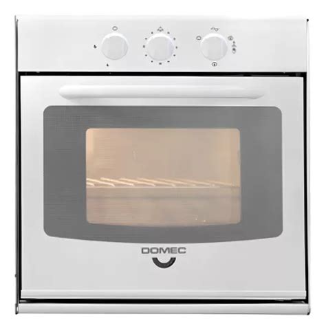 Horno Empotrable A Gas Con Grill El Ctrico Multigas Domec Hb Blanco