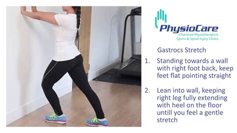 Physiocare Gastrocs Stretch Youtube