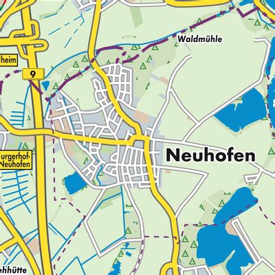 Neuhofen Stadtpl Ne Und Landkarten