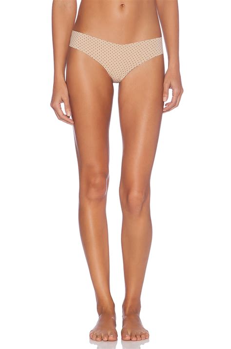 Commando Thong In Pin Dot Nude REVOLVE