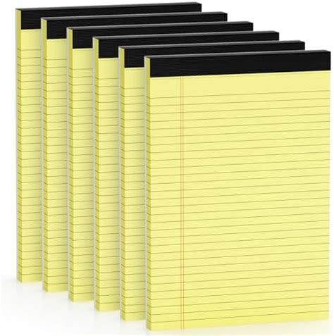 Amazon Legal Pads X Inch Wide Ruled Pack Lined Note