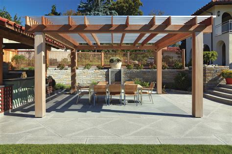 Metal and Wood Hybrid Pergola | Walpole Outdoors