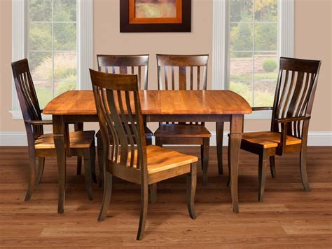 Huxley Modern Amish Dining Set Countryside Amish Furniture