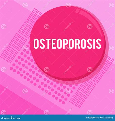 Word Writing Text Osteoporosis. Business Concept for Medical Condition