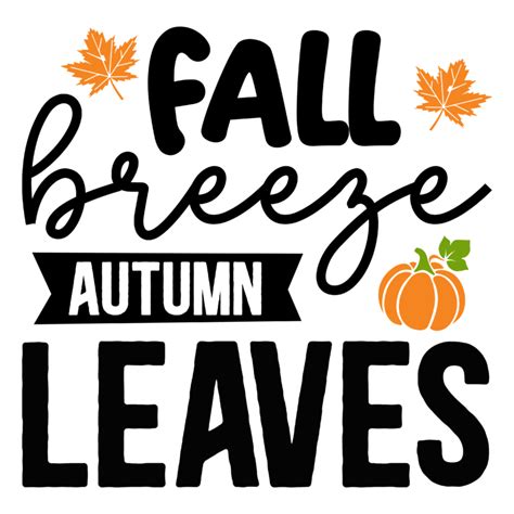 Cute Fall Breeze Autumn Leaves Tshirt Design Buy Shirt Designs Clipart