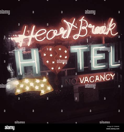 Red Neon Hotel Sign Hi Res Stock Photography And Images Alamy