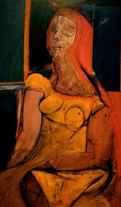 Oil Painting Replica Queen Of Hearts By Willem De Kooning