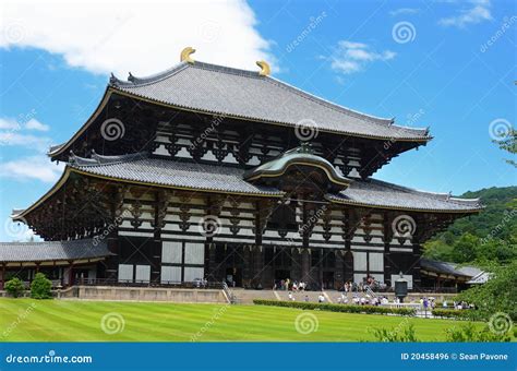 Templo De Todai ji En Nara Japón Foto de archivo Imagen de japonés