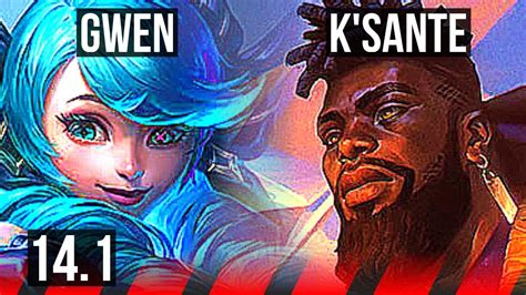 GWEN Vs K SANTE TOP Comeback KR Master 14 1 YouTube