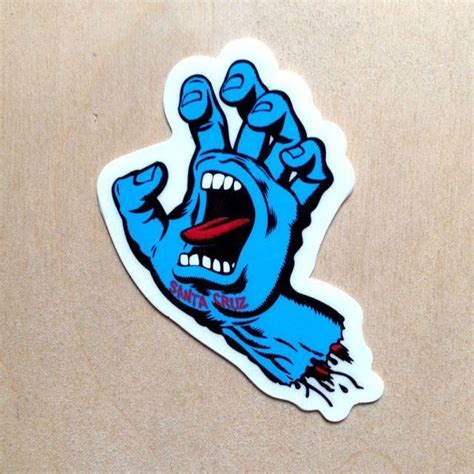 Santa Cruz Screaming Hand Logo - LogoDix