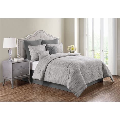 GRADEN GREY 8PC KING COMFORTER SET | At Home