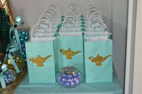 Princess Jasmine Favor Bags Jasmine Party Princess Jasmine Birthday Princess Jasmine Party