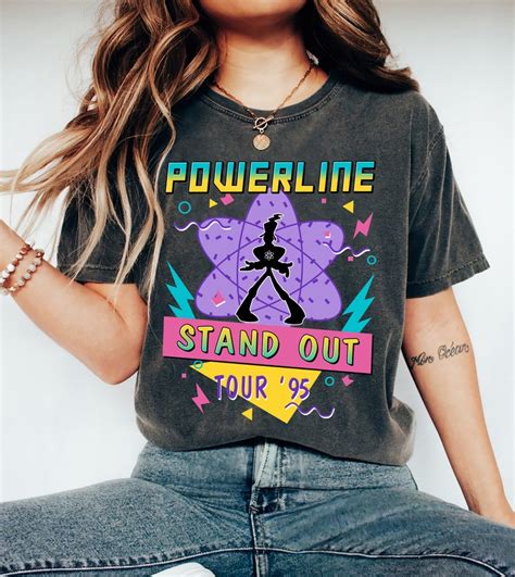 Disney Powerline Stand Out Tour 95 Shirt Disney Vintage Goofy Movie