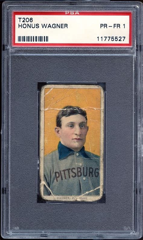 1909 Honus Wagner Card Value Mlb Ultra Rare Honus Wagner Card Sells