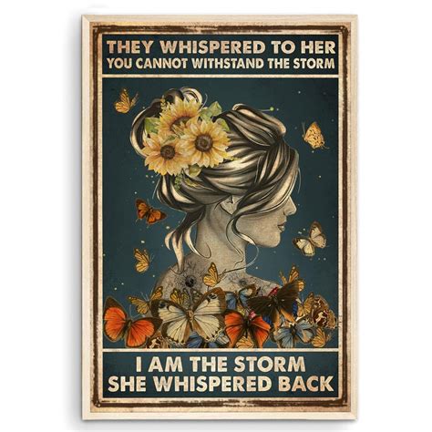 Eastern Print They Whispered to Her You Cannot Withstand The Storm