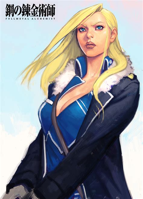 Olivier Mira Armstrong Fullmetal Alchemist Drawn By Lee Changha