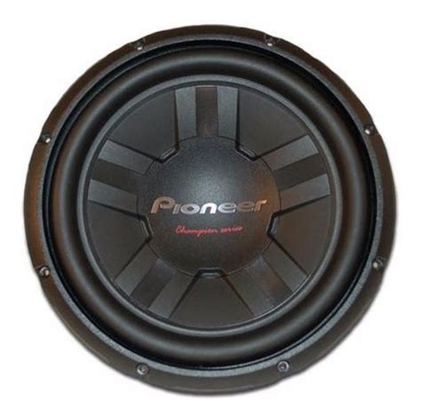 1 Subwoofer Pioneer Cara Preta Tsw 311d4 Bobina Dupla 400rms