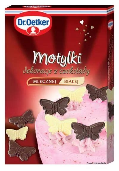 Dr Oetker Dekoracje Na Tort Motylki Z Czekolady Allegro Pl