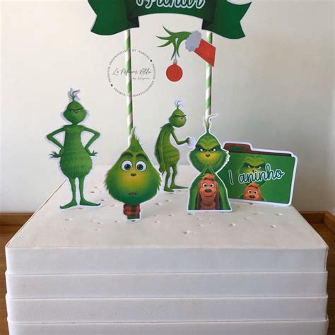 Topo De Bolo The Grinch Elo Produtos Especiais