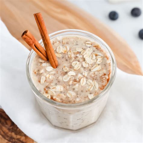 Cinnamon Roll Overnight Oats Planted In The Kitchen