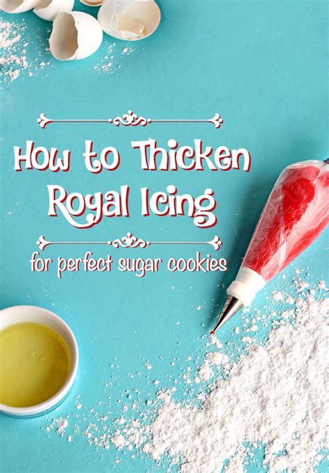 How To Thicken Royal Icing Video For Decorating The Bearfoot Baker