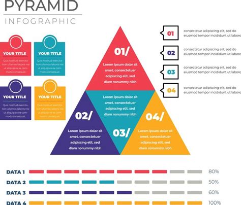 Premium Vector Pyramid Chart Infographic Template