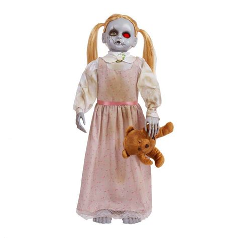 Have A Question About Home Accents Holiday 3 Ft Animated Led Haunted Doll Halloween Animatronic