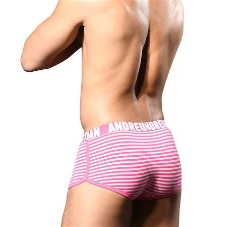 Andrew Christian Boxers Ultra Pink Stripe Boxer W Almost Naked