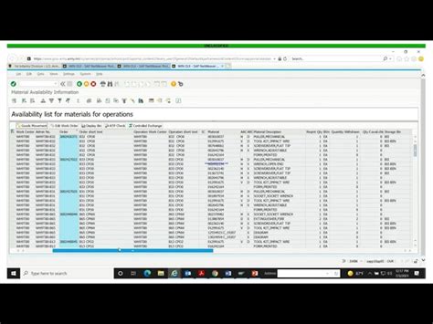 Gcss Army How To Print A Bom And Finding The Force Element