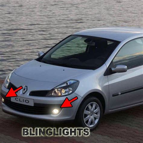 Renault Clio Iii Xenon Fog Lamps Driving Lights Foglamps Foglights Kit