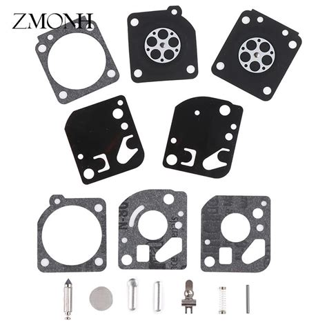 15pcs Set Carburetor Carb Gasket Diaphragm Repair Rebuild Kit Fit For Zama Rb 29 Carb Blower