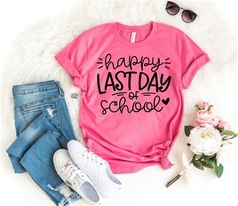 Teacher Shirts Happy Last Day Of School Shirt End Of The Etsy