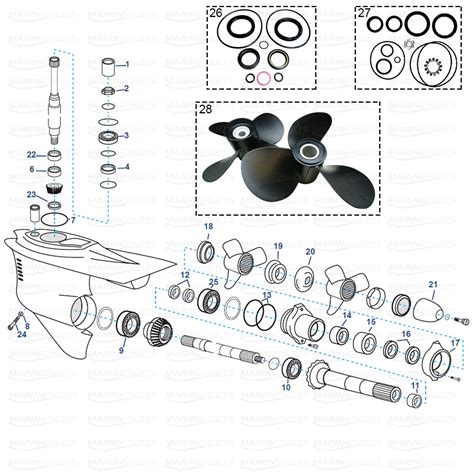 Volvo Penta Sterndrive Parts Diagram