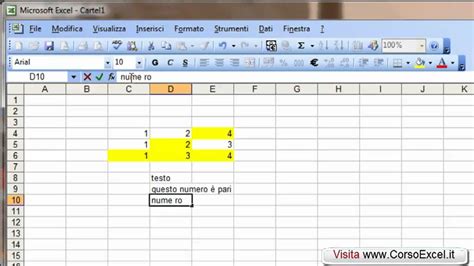 Corso Excel Base Tutorial Excel Youtube