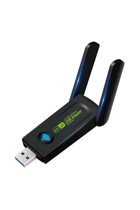 ZRH Çift Band 1300 Mbps 2 4 Ghz 5 Ghz Usb Kablosuz Wifi Adaptör Usb 3 0