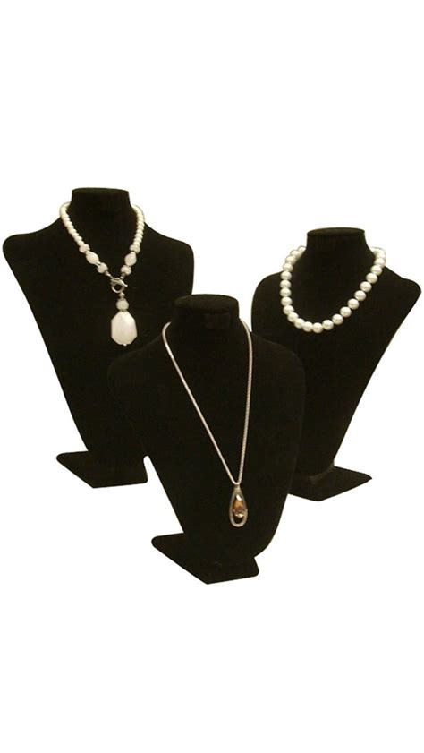 Black Velvet Necklace Displays