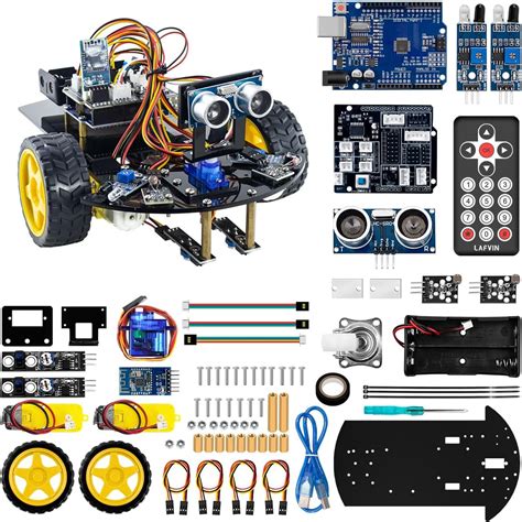 Lafvin Smart Robot Car Wd Chasis Kit V M Dulo Ultras Nico M Dulo De