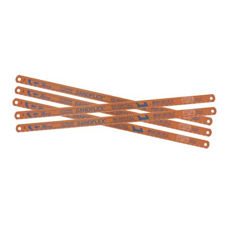 Bahco 12 X 24tpi Bi Metal Hacksaw Blade Pack Of 5 3906 300 24 5P CEF