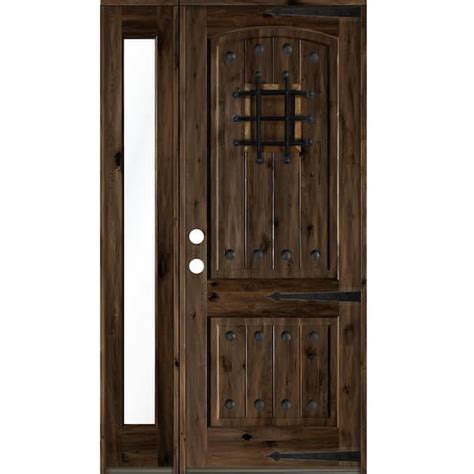 Krosswood Doors In X In Mediterranean Knotty Alder Right Hand