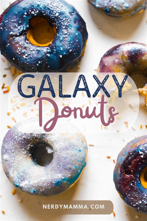 Galaxy Donuts Recipe - Nerdy Mamma