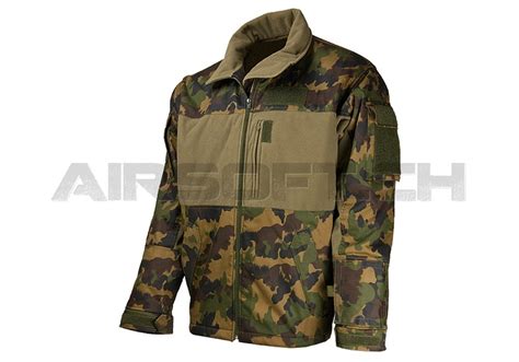 Garrison Fleece Jacket Swiss Camo Invader Gear M