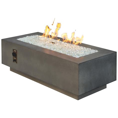 The Outdoor GreatRoom Company Cove 54 Inch Linear Propane Gas Fire Pit