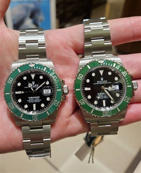 Submariner LV MK1 MK2 Side By Side Pics Rolex Forums Rolex Forum