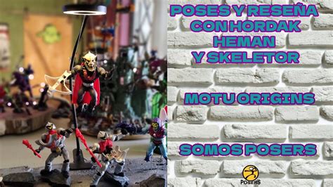 Hordak Con Su Horda Heman Y Skeletor Origins Poses Chill Review