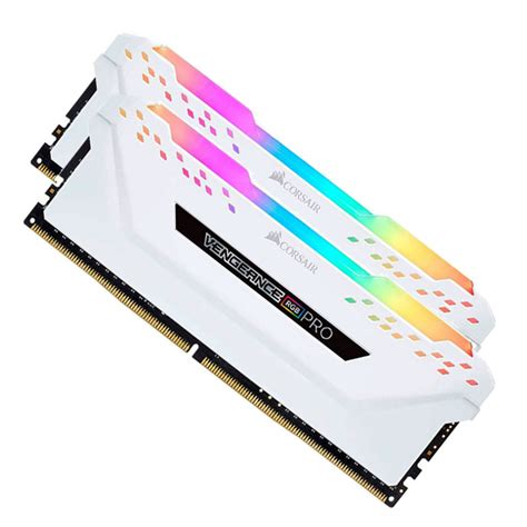 قیمت و خرید رم کورسیر VENGEANCE RGB PRO White 16GB Dual 3200MHz CL16