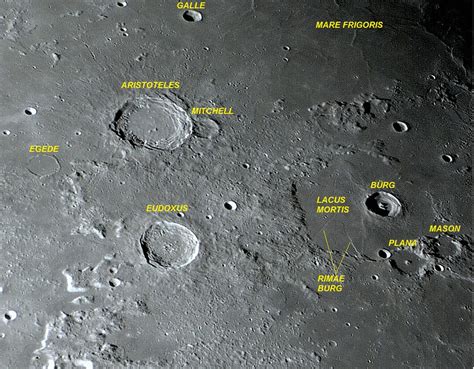 Conhecendo A Lua As Crateras Aristoteles E Eudoxus