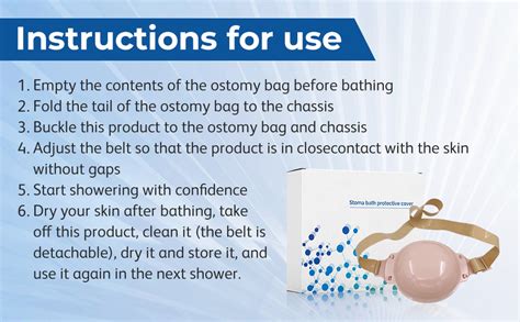 Heagimed Ostomy Shower Cover Waterproof Ostomy Supplies