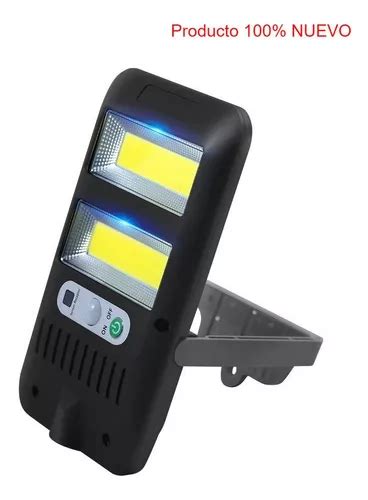 Lampara Led Solar Recargable Sensor Movimiento